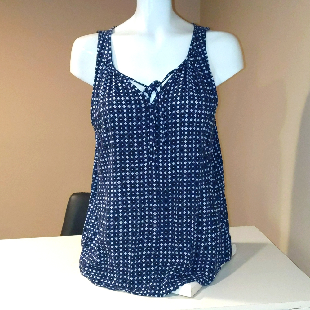 Blue diamond blouse
